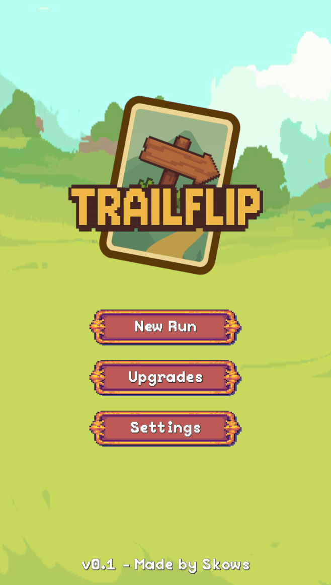 Trailflip title screen